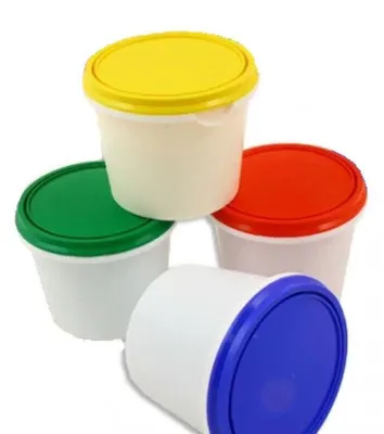 Produktbild von Fingermalfarbe 4 x125 g Set von Creal Gelb, Grün, Blau, Rot für Kinder ungiftig