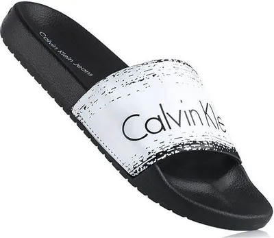 Obrázok produktu pre Calvin Klein pánske papuče mules kúpacie topánky Hertiage Black Gr.40