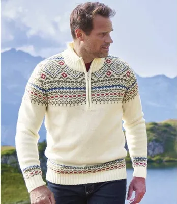 Immagine prodotto di Atlas For Men - Maglione da uomo AF1758 (XXL) (ecru)