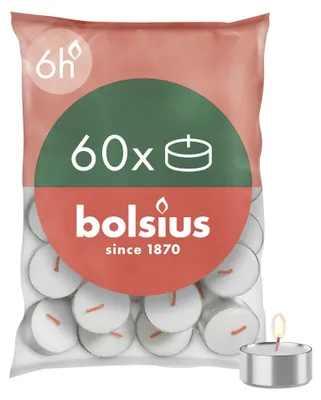 Obrázek produktu pro BOLSIUS čajové svíčky 6 hodin 60ks