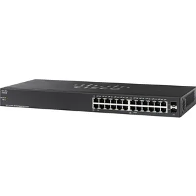 Produktbild von Cisco SG110-24HP, Unmanaged, L2, Gigabit Ethernet (10/100/1000), Vollduplex, Power over Ethernet (PoE), Rack-Einbau