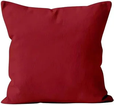 Productafbeelding van Kussensloop, vierkant, van polyester - rood - 40 x 40 cm - zacht en decoratief