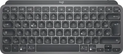 Imagen del producto de Teclado MX Keys Mini Business, modelo KBD, color grafito, distribución francesa
