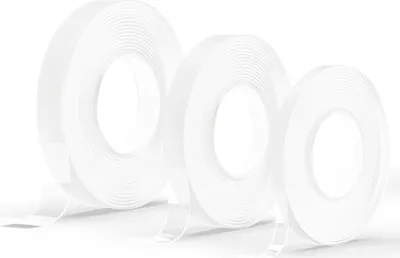 Productafbeelding van Dubbelzijdige transparante montagetape, verkrijgbaar in breedtes van 10 mm, 20 mm en 30 mm, lengte 3 meter, extra sterk - 10 rollen van 30 mm