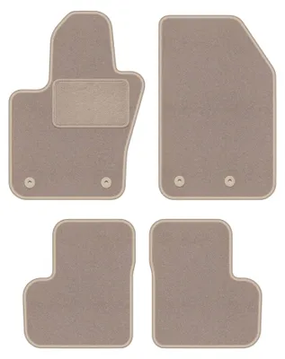 Immagine prodotto di Tappetini in moquette per Fiat 500X II 2018- (crossover) – set 4 pezzi, beige, su misura – Wielganizator LUX