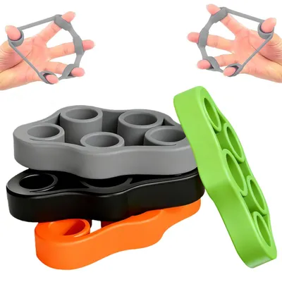 Imagen del producto de Juego de 4 entrenadores de manos, fortalecedores de agarre para músculos y fitness