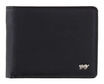 Produktbild von Skórzany portfel Braun Büffel GOLF Edition Coin Wallet Black czarny