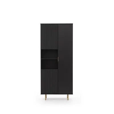 Produktbild von Furmeb24 - NUBIA- Regal , Schrank , Wohnzimmer (Schwarz )
