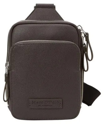 Imagen del producto de Marc O'Polo bolso bandolera Fredrik Crossbody Bag Dark Nickle marrón oscuro