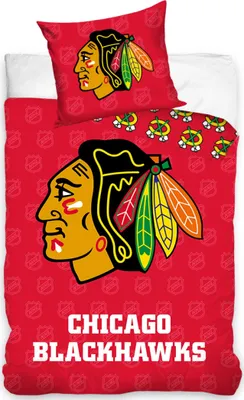 Obrázek produktu pro Hokejové povlečení NHL Chicago Blackhawks Shields Velikost: 135x200 + 80x80 cm