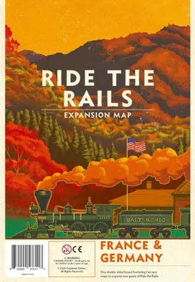 Produktbild von Iron Rail 2 Ride the Rails France & Germany - Brettspiel Erweiterung - ENG Edition