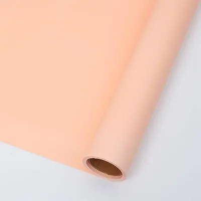 Produktbild von Floristische Folie - "Elegant" Pfirsich - Rolle 58cm x 10m