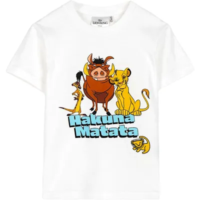 Produktbild von T-Shirt Disney König der Löwen Hakuna Matata Weiß 110 cm