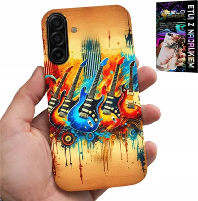 Obrázok produktu pre Puzdro pre telefón Samsung Galaxy A17 5G – motív: elektrická gitara, rock and roll, metal