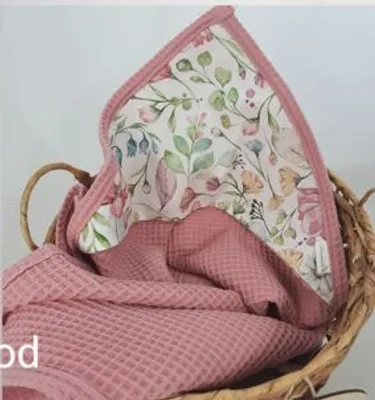 Produktbild von Baby Badetuch pink
