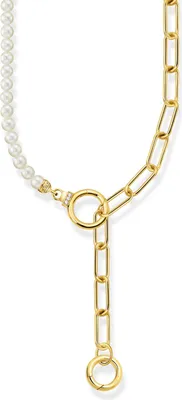 Immagine prodotto di Collana di catena e perle con due chiusure - Thomas Sabo Modello: KE2193-445-14