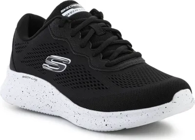 Produktbild von Skechers Skech Lite Pro Frauen Schnürung Masche Vegane Turnschuhe Schwarz Weiß – 8 Großbritannien - 41 EU - 11 US / Schwarz-Weiss