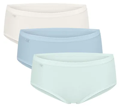 Produktbild von sloggi Damen Midislip Originals Basic H 3-Pack mediumgreymelange - Größe 40
