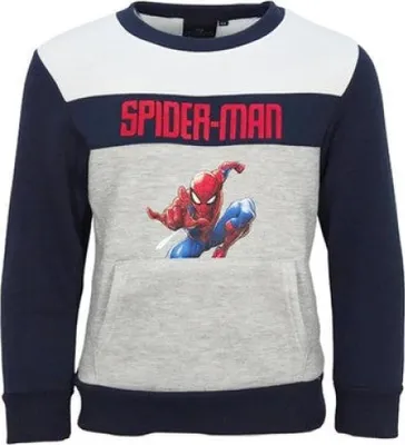 Produktbild von Marvel Spiderman Kinder Jungen Pullover Pulli Sweater – Grau / 104
