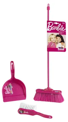 Produktbild von Barbie Kehrset 3-teilig pink
