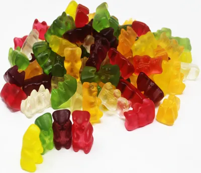 Produktbild Fruchtgummi Bären mehrfarbig sortiert fruchtig zuckerfrei 1000g