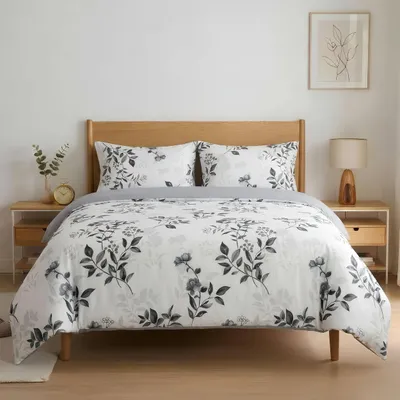 Produktbild von Bettwäsche-Set 4-teilig, Mikrofaser, 180 cm, für komfortablen Schlaf