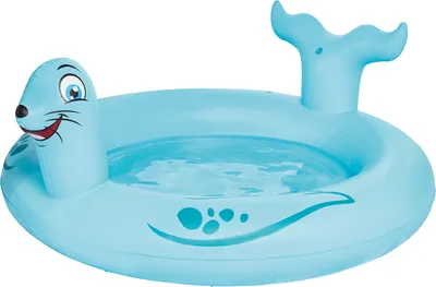 Produktbild von Happy People - Planschbecken - Seelöwe (mit Sprühfunktion, 122x18x47cm) Babypool Pool