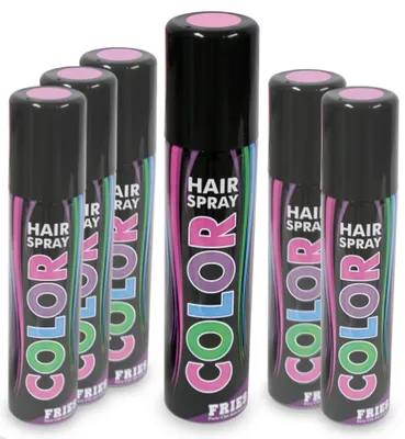 Produktbild von Fries Haarspray Pastell Rosa Karneval Fasching Kostüm Party Haarfarbe