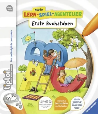 Produktbild von Ravensburger tiptoi® Buch Mein Lern-Spiel-Abenteuer Erste Buchstaben