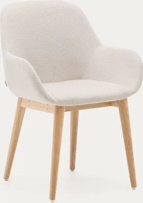 Produktbild von 4er Set Stühle Konna 59 x 55 x 83 cm Esche Natur Beige