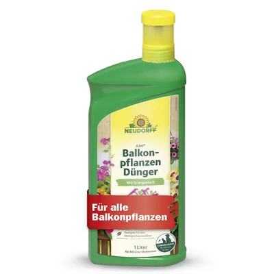 Produktbild von Neudorff  - Azet BalkonpflanzenDünger 1L für 200L Gießwasser