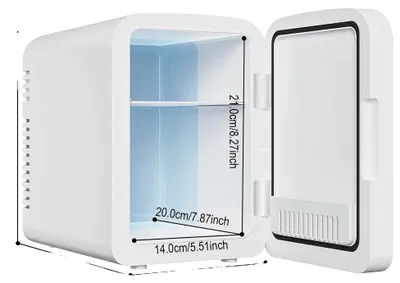 Image de Mini-réfrigérateur pour maquillage, compact et portable, double fonctionnalité, 200975-EU, UE