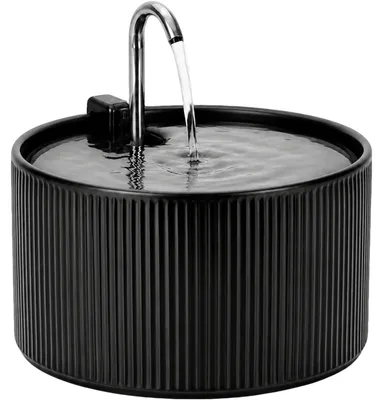 Imagen del producto de Fuente de agua para gatos, de cerámica, 2,1 litros, silenciosa, ideal para la cocina