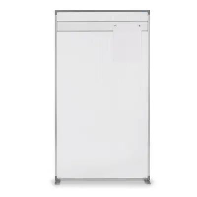 Produktbild von Magnetoplan Raumteiler mit Magnetowand-Leiste - 100x180cm - Halbtransparent