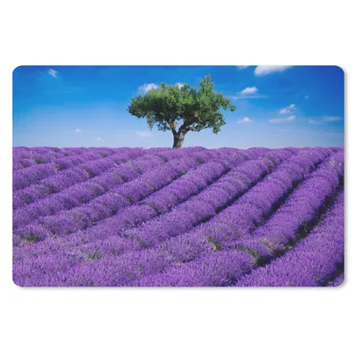 Produktbild von MuchoWow® Mauspad Mousepad Eine Nahaufnahme eines Lavendelfeldes 27x18 cm - Mousepads - Maus Mat - Pad - Mausunterlage - Büroartikel - Desk Matten
