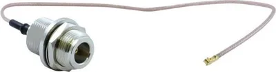 Zdjęcie produktu dla Kabel pigtail z gniazdem N do U.FL, 30 cm, RG316, kabel koncentryczny