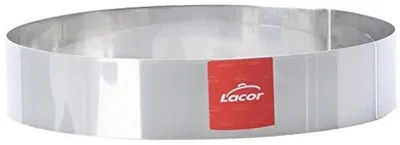 Productafbeelding van Ronde Taartvorm 20x4 cm - Roestvrijstaal Bakgerei
