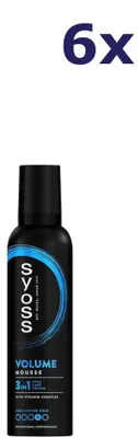 Produktbild von 6x Syoss Schaumfestiger 250 ml für mehr Volumen