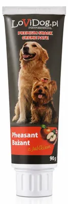 Image de LOVIDOG, faisan aux pommes - friandises pour chiens - 90g