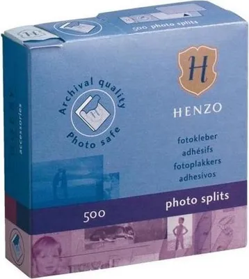 Produktbild von Henzo Fotoklebestreifen 500 Stück transparent