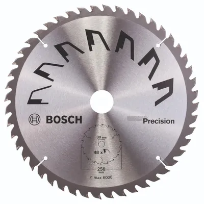 Immagine prodotto di Lama per sega circolare Bosch PRECISION, fai da te, 250 x 30 x 3,2 mm, 48