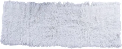 Produktbild von Flokati Teppich Serie Athen, 100% Schurwolle, 400 x 60 cm, Fußbodenheizung geeignet