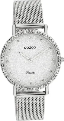 Produktbild von Oozoo Damen Armbanduhr silber Analog Vintage Series Edelstahlarmband D2UOC20051