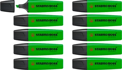 Produktbild von Textmarker - STABILO BOSS ORIGINAL - 10er Pack - grün
