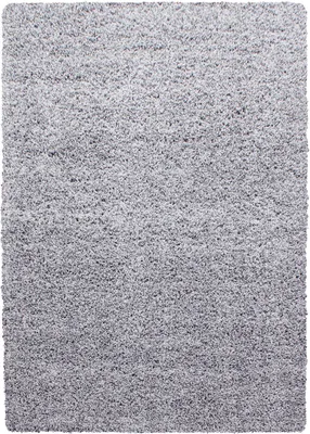 Produktbild von Hochflor Teppich Lux Läufer, Farbe: Hellgrau, Größe:100x200 cm