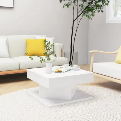 Produktbild von CLORIS Couchtisch Weiß 57x57x30 cm Holzwerkstoff, 14,5 kg