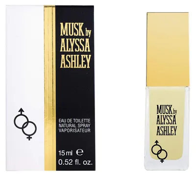 Produktbild von Alyssa Ashley Musk 15 ml, Unisex, 15 ml, Bergamotte, Iris, Moschus, Tonka-Bohne, Vanille, Jasmin, Rose, Ylang-Ylang, Spray