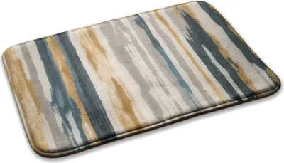 Produktbild von Teppich Wohnzimmer Schlafzimmer Modern - 90 cm x 60 cm - Abstrakte Vertikale Streifen