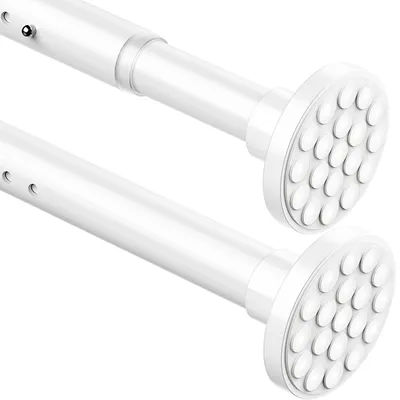 Obrázek produktu pro Teleskopická tyč, délka 350-405 cm, průměr 32 mm, bílá, pro závěs do sprchy