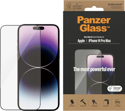 Productafbeelding van PanzerGlass schermbeschermer voor iPhone 14 Pro Max (UWF)
